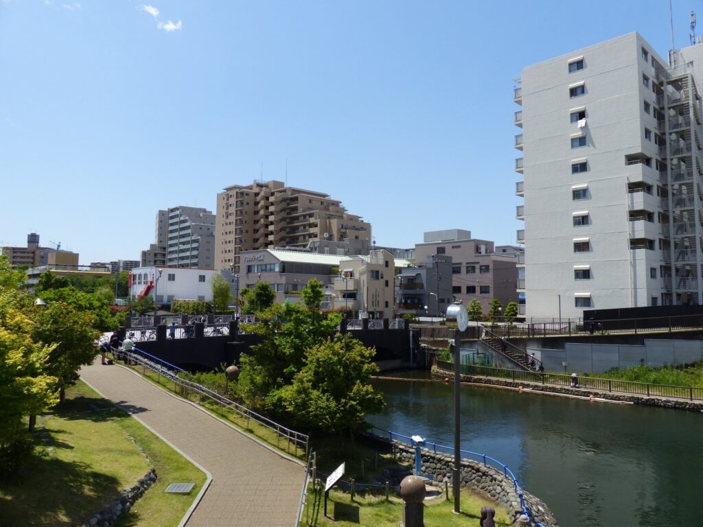 小名木川沿いの風景